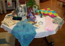 samples of St. John's Lutheran Women sewing groups